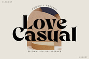 Love Casual, a Serif Font by Gatype (Thumbnail 1 of 9)