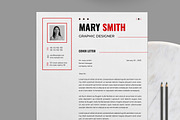 Resume Template, a Stationery Template by MightyDesign (Thumbnail 4 of 8)