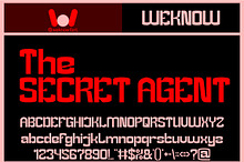 The Secret Agent font