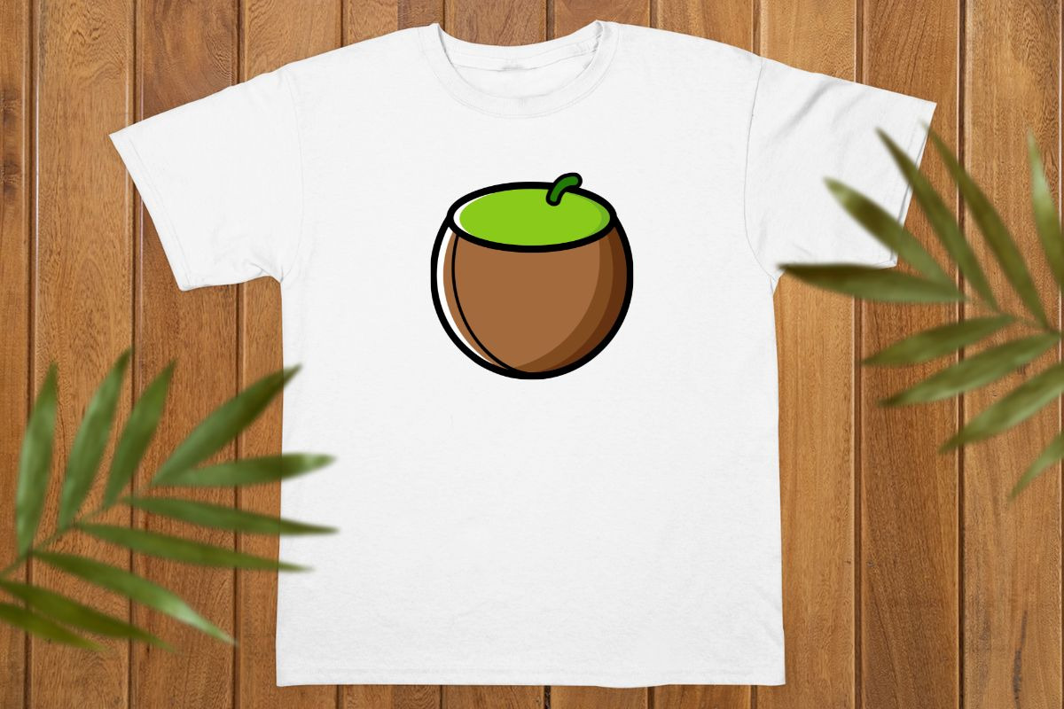 Cartoon Coconut Vector Clipart Set, a Food Illustration by newminddesign (Photo 3 of 8)
