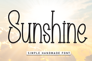 Sunshine | Script Font, a Script Font by Scratchones (Thumbnail 1 of 8)
