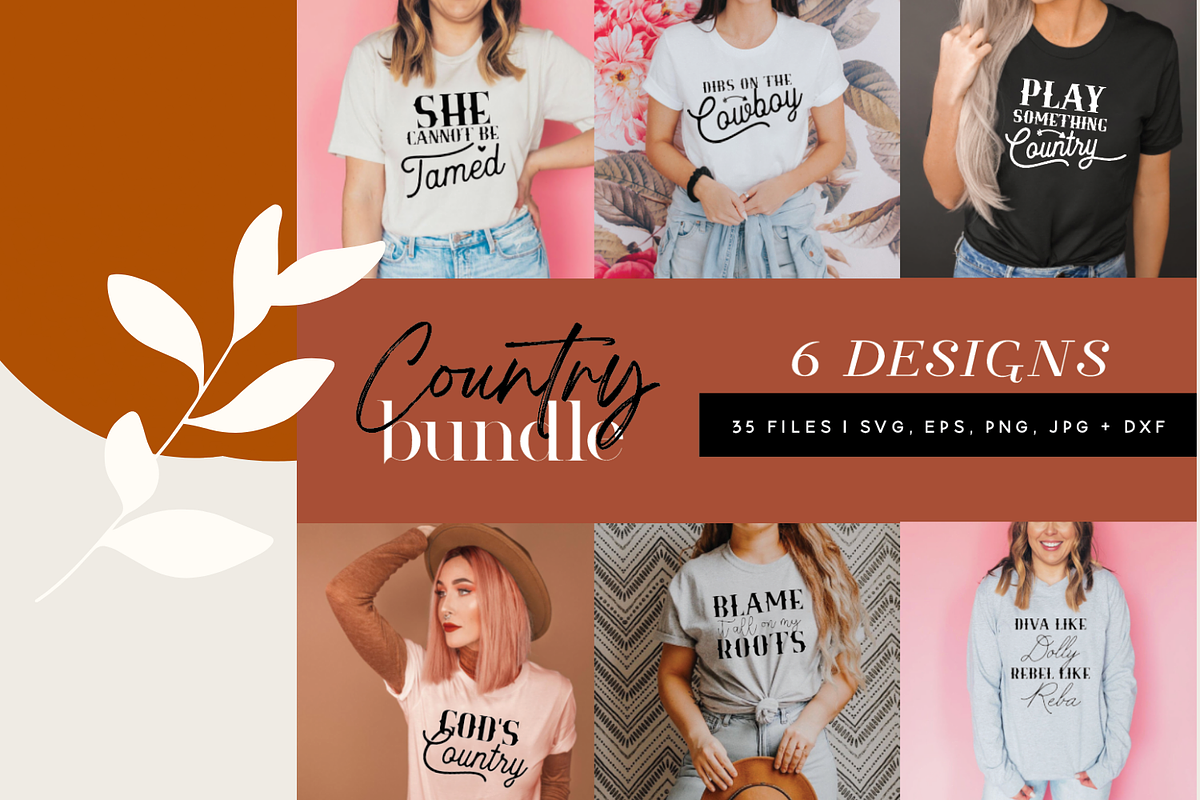 Country SVG Design Bundle, an Illustration by RubyandCeci