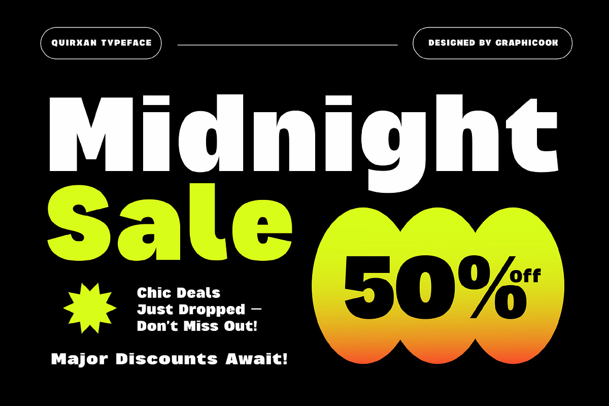Quirxan, a Sans Serif Font by graphicook (Photo 4 of 10)