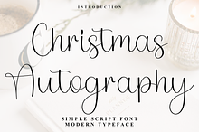 Christmas Autography