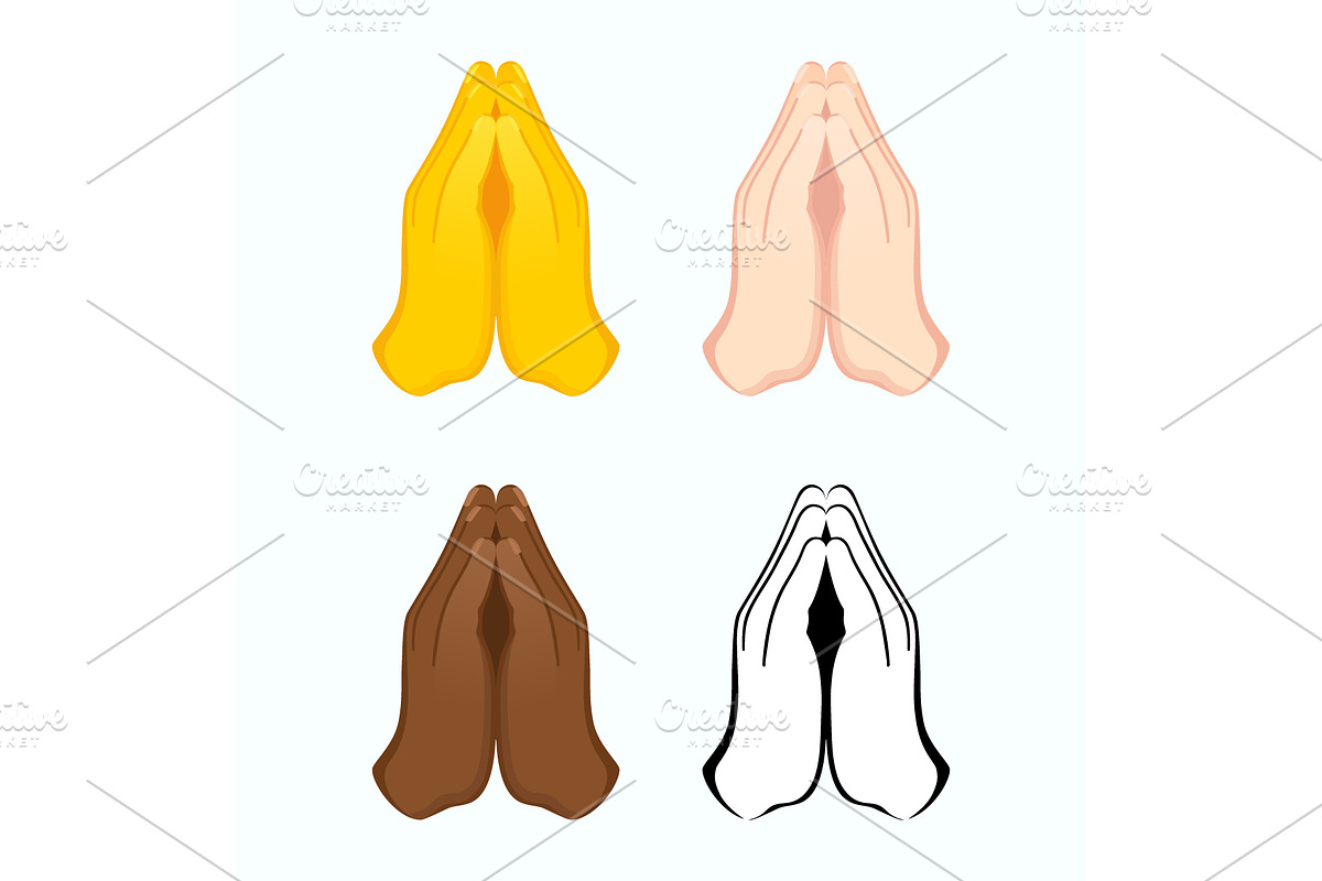 Folded hands icon, an Emoji Icon by Yayasya