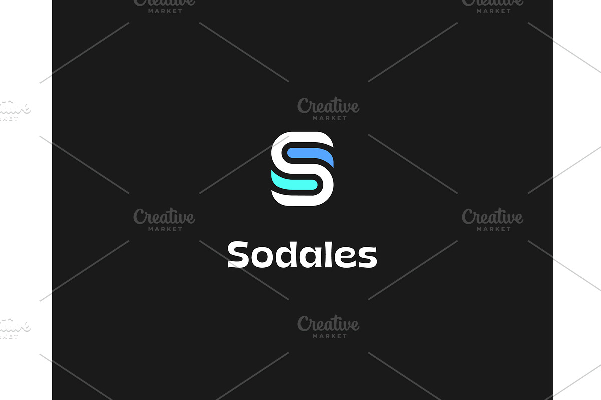 A letter S minimalistic logo, an Illustration by Bureau