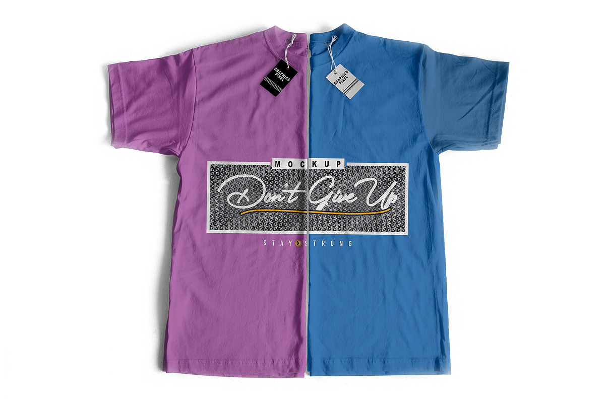 T-Shirt Mockup Set, a Shirt Mockup by GraphicsPixel (Photo 6 of 9)