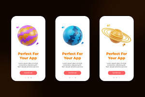 Astronomy 3D Icons Set