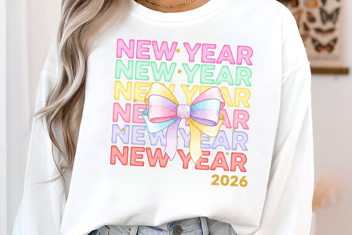 New Year Coquette Bow Png, an Illustration by SinaCreation (Photo 4 of 11)