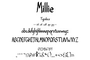 Font Millie. Modern Calligraphy., a Sans Serif Font by PageLightStudios (Thumbnail 1 of 6)