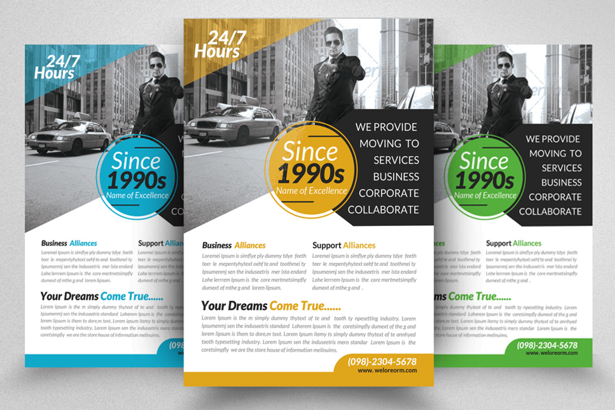 Creative Business Flyer Template, a Flyer Template by Psd Templates (Photo 1 of 3)