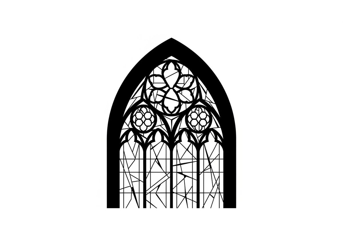 Gothic Church Window Frame Bundle, an Illustration by jahid234 (Photo 10 of 31)