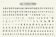 Camarine Blur, a Serif Font by Craft Supply Co. (Thumbnail 8 of 8)
