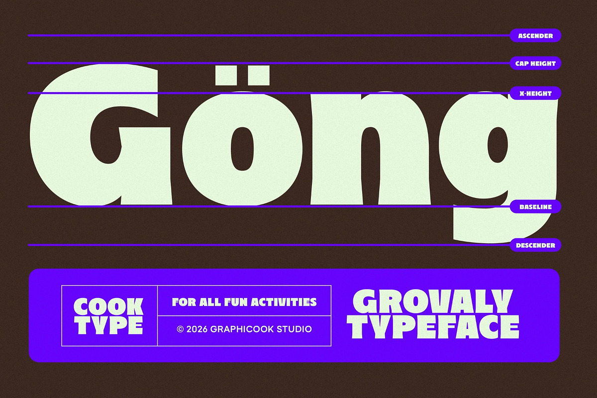Grovaly, a Sans Serif Font by graphicook (Photo 5 of 10)