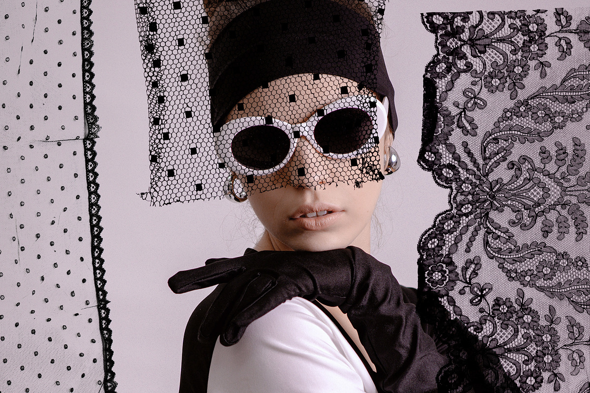 Black Lace Pieces Overlays, a Texture Graphic by Kaleriia (Photo 8 of 9)
