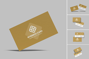 Realistic Business Card Mockup, a Card Template by lamorastudio