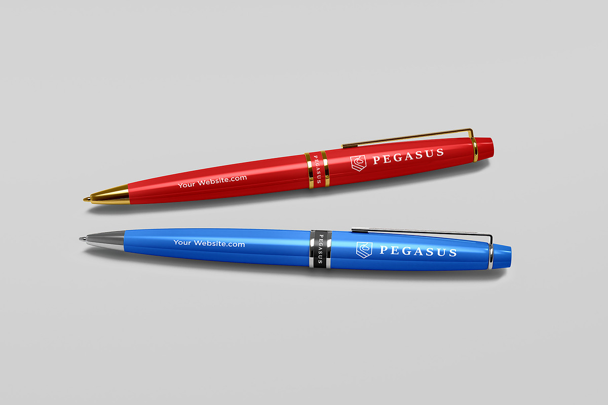 Ballpoint Pen Mockup - 8 views, a Pens & Pencil Mockup by Illusiongraphic (Photo 5 of 26)