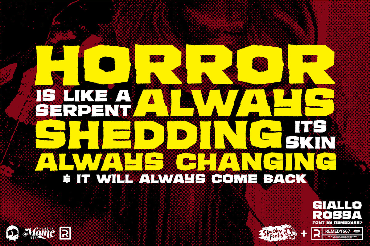 Giallo Rossa, a Sans Serif Font by Remedy667 (Photo 3 of 5)