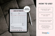 Job Estimate Template, a Print Template by Snapybiz (Thumbnail 9 of 9)