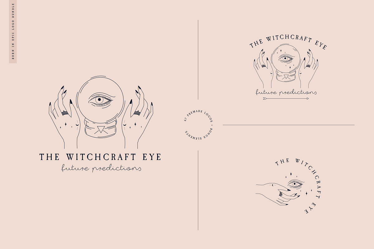 Born in Epic Logos//Updated, a Branding & Logo Template by SNIPESCIENTIST