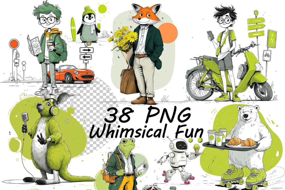 Whimsical Fun Character Illustration, an Illustration by one-touch (Photo 1 of 8)