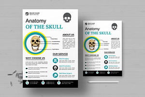 Skull Flyer Layout, a Flyer Template by MightyDesign
