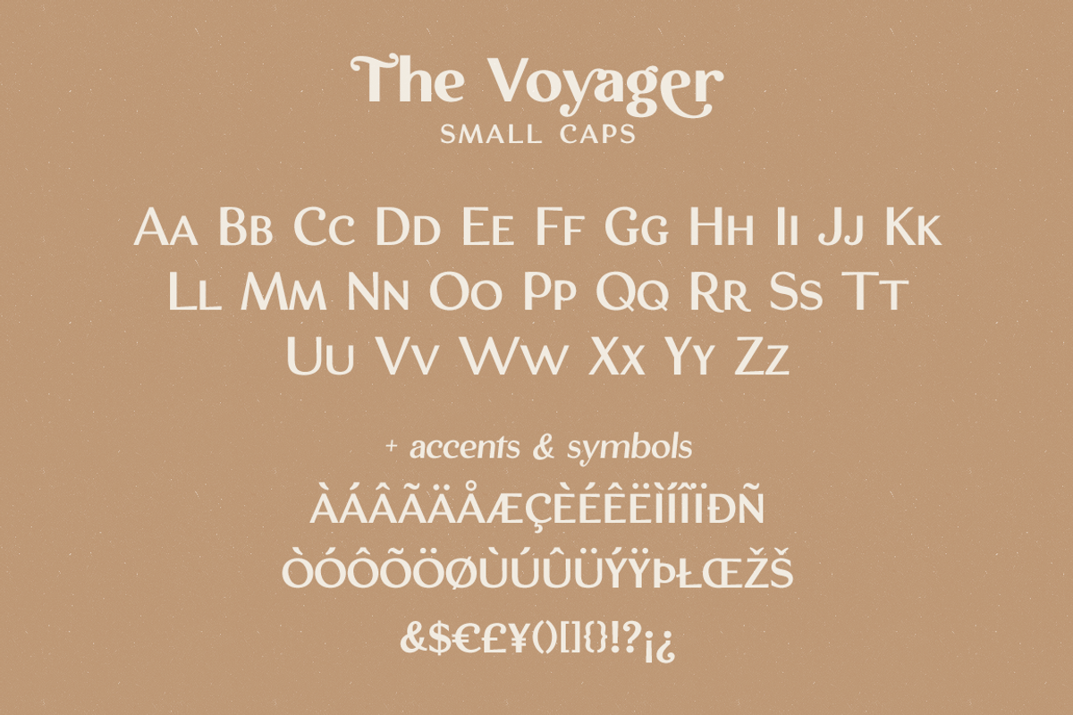 The Voyager ligature font, a Sans Serif Font by Ana's Fonts (Photo 5 of 12)