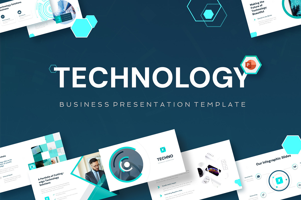 Technology Presentation PowerPoint, a Presentation Template by Premast (Photo 1 of 3)