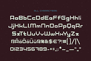 Lost in space. Futuristic typeface, a Symbol Font by Gleb Guralnyk (Thumbnail 3 of 5)