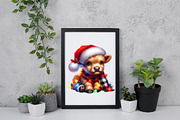 Christmas Lights Highland Cow Png, an Illustration by Daily.Designs (Thumbnail 4 of 5)