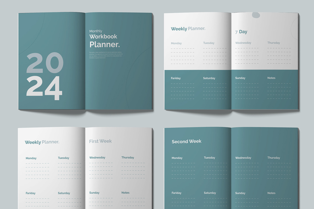 Workbook Planner Layout, a Stationery Template by ContestDesign (Photo 2 of 4)