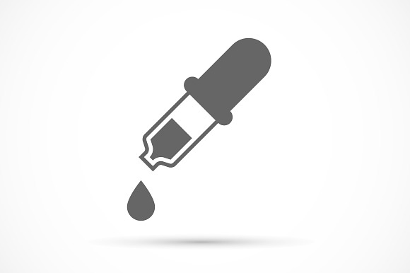 Pipette With Drop Icon