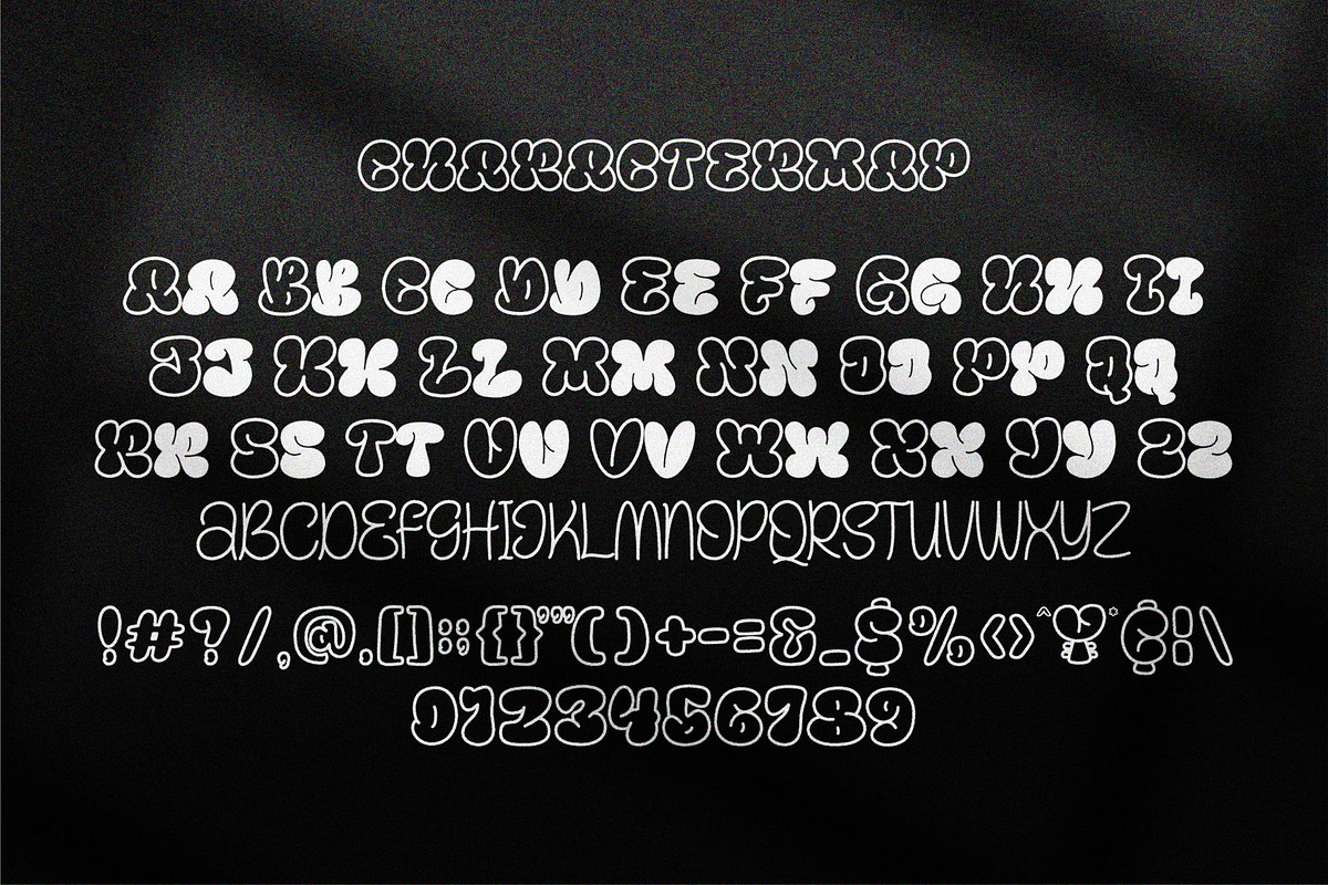 Begun Romet || Bubble Graffiti Font, a Handwritten Font by Ermedia Studio (Photo 9 of 10)