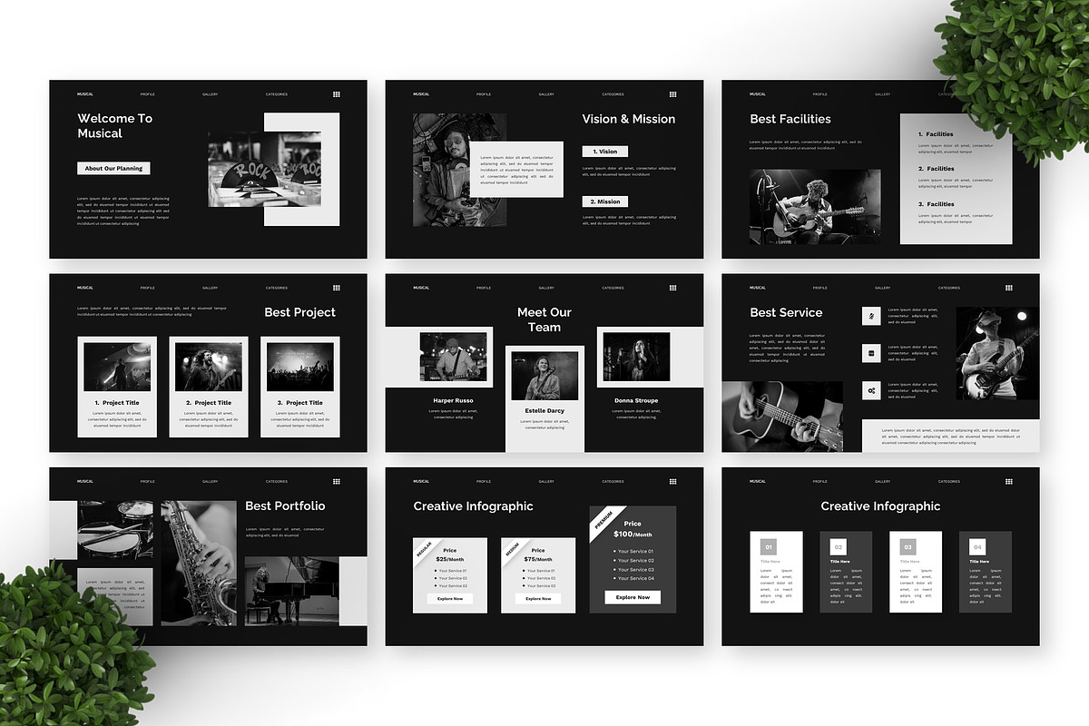 Musical - Music Keynote preview 5