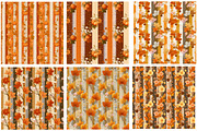 Grandmillennial Fall Digital Paper, a Pattern Graphic by Designking (Thumbnail 3 of 4)