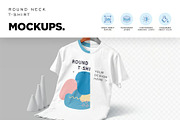 T-Shirt Mockup, a Shirt Mockup by megostudi0 (Thumbnail 4 of 6)