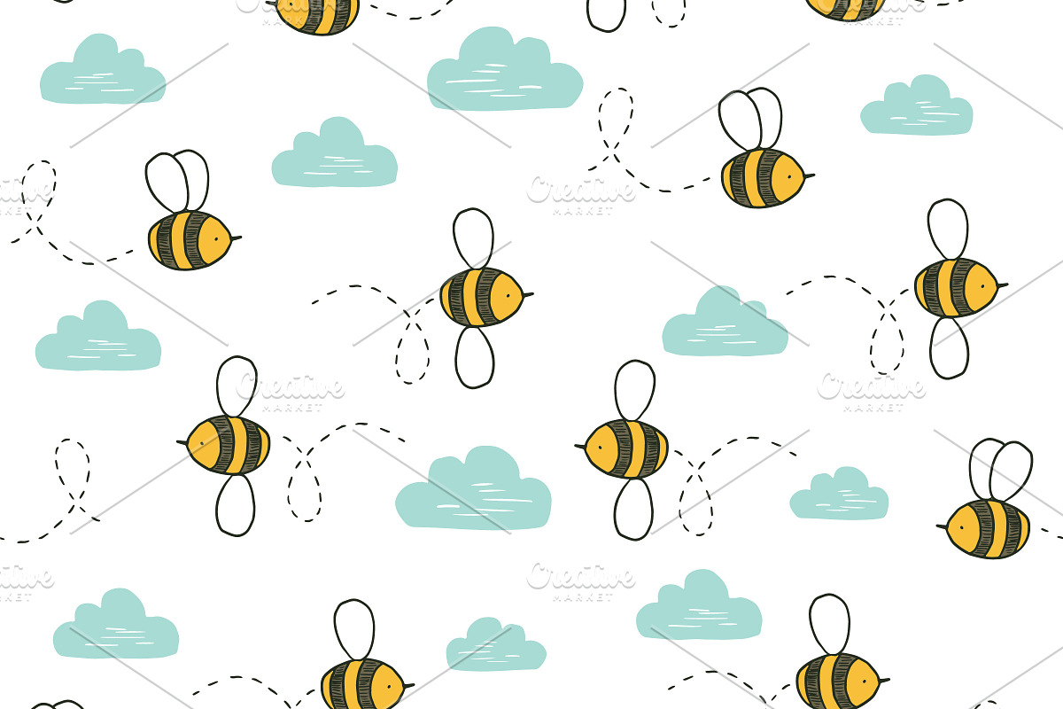 Baby textile prints collection, a Pattern Graphic by GooseFrol (Photo 21 of 33)