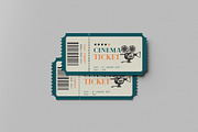 Cinema Ticket Mockup, an Advertising Mockup by hokagata (Thumbnail 4 of 5)