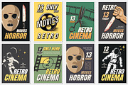 Posters of movie in retro style., a Texture Illustration by Nomber_86 (Thumbnail 4 of 6)