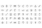 150 Thin Line Icons, an Outline Icon by doghead (Thumbnail 3 of 4)