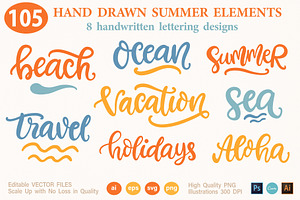 Summer Vibes Graphics Bundle -Vol 3.