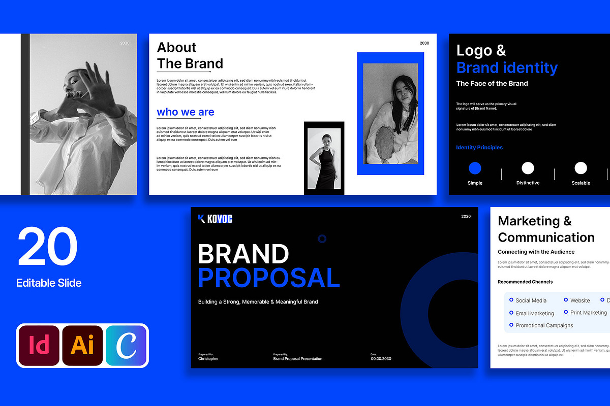 Brand Proposal Presentation Deck, a Presentation Template by Devators (Photo 6 of 6)