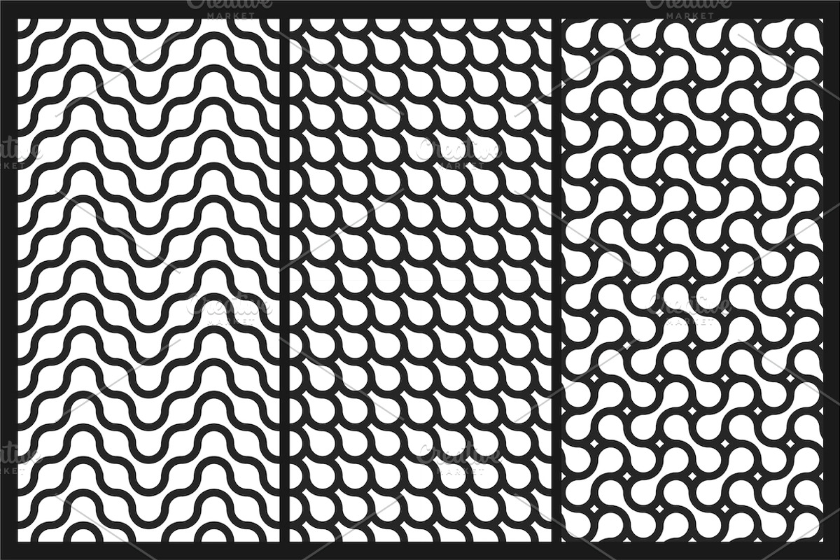 Geometric seamless vector patterns