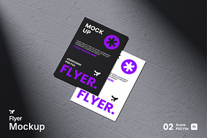 Flyer Mockup, an Advertising Mockup by Rielismee