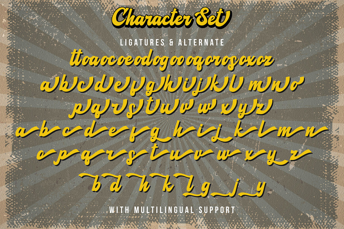 Agies Fresh - Retro Bold Script Font, a Script Font by StringLabs (Photo 13 of 14)