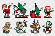 Vintage Toons Retro Christmas, an Illustration by Moloko88 (Thumbnail 2 of 3)