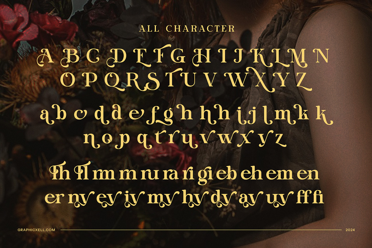 The Harmony Elegant Serif Font, a Serif Font by Graphicxell (Photo 8 of 8)