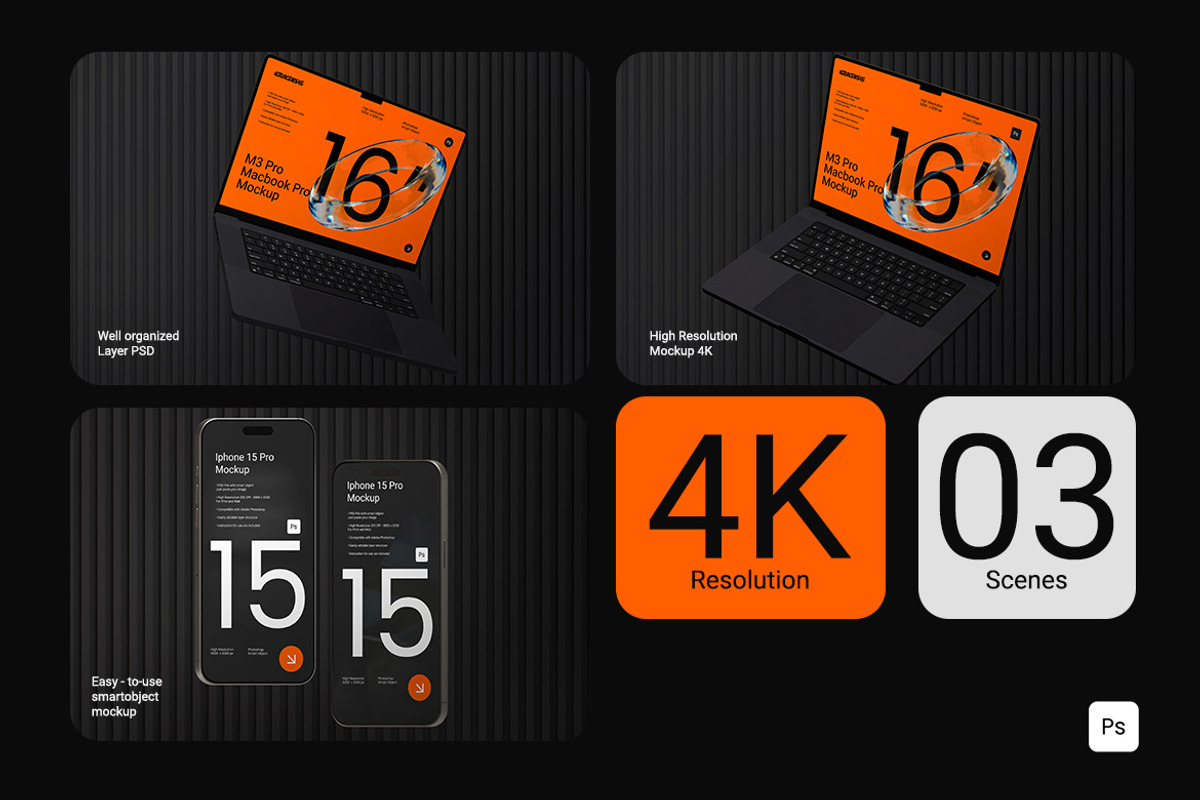 Macbook Pro Mockup, a Mockup by Ideal Eksis (Photo 1 of 5)