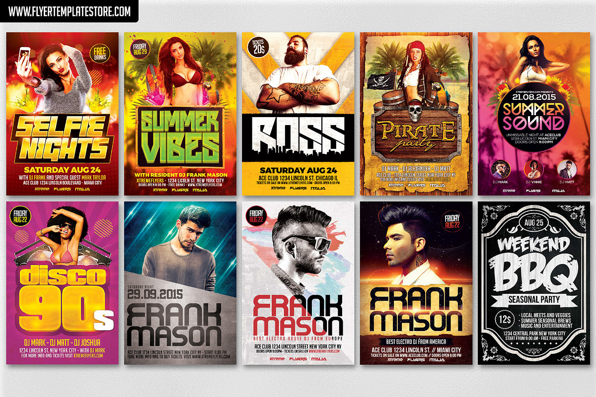 200 Flyer Templates Bundle 98% OFF !, a Flyer Template by XtremeFlyers (Photo 15 of 22)