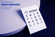 Beer Brewery | 32 Icons Set, an Outline Icon by Marina Silence (Thumbnail 16 of 17)